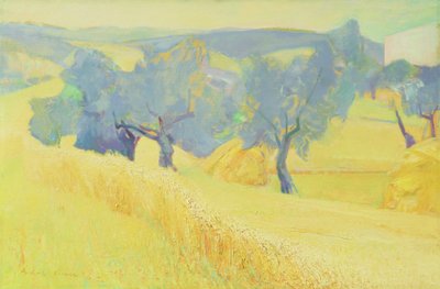 Olijfbomen in Toscane, 1966 door Antonio Ciccone