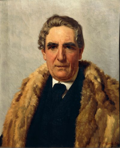Portret van Domenico Guerrazzi door Antonio Ciseri