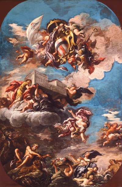 Verheerlijking van de Corsini-familie door Antonio Domenico Gabbiani