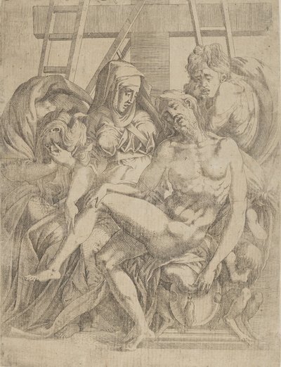 Pieta, 1540-45 door Antonio Fantuzzi