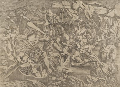 Wraak van Nauplius door Antonio Fantuzzi