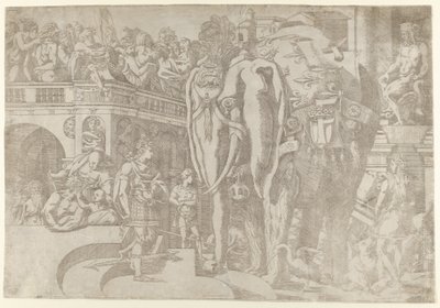 Koninklijke olifant, 1542-45 door Antonio Fantuzzi