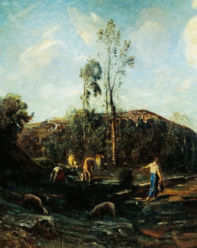 De wolken door Antonio Fontanesi