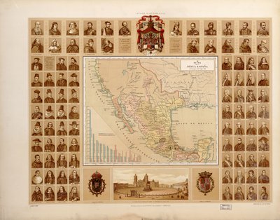 Schilderachtige en historische atlas van de Verenigde Mexicaanse Staten. LOC 2008621671-14 door Antonio García Cubas