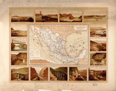 Schilderachtige en historische atlas van de Verenigde Mexicaanse Staten. LOC 2008621671-7 door Antonio García Cubas