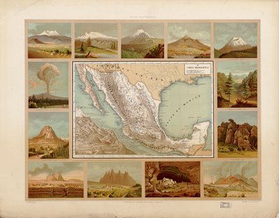 Schilderachtige en historische atlas van de Verenigde Mexicaanse Staten. LOC 2008621671-9 door Antonio García Cubas