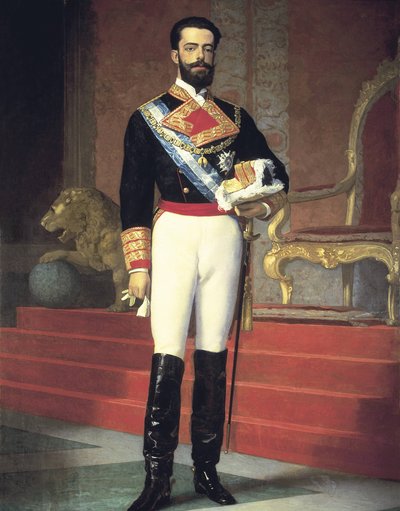 Amadeus van Savoye Aosta, Amadeus I, Koning van Spanje door Antonio Gisbert