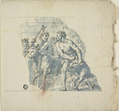 Priesters, offeraars en ossen door Antonio Grano