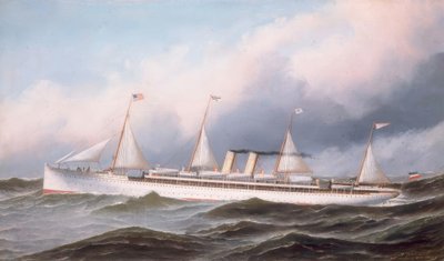 S.M. Linienschiff Kaiser Wilhelm II. door Antonio Jacobsen