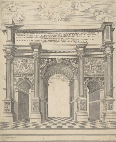 Speculum Romanae Magnificentiae door Antonio Lafreri