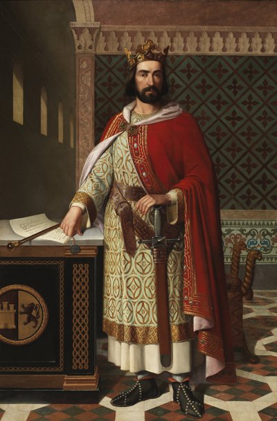 Ferdinand I van León en Castilië, 1855 door Antonio Maffei Rosal