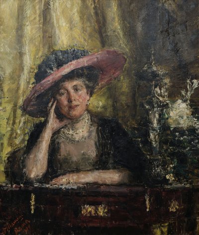 Lady Phillips door Antonio Mancini