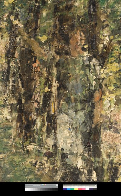 Reflecties, 1918-20 door Antonio Mancini