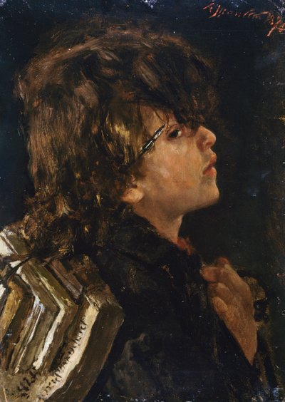 Schooljongen door Antonio Mancini