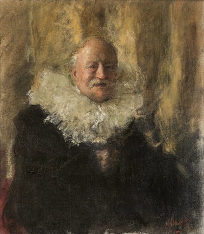 Zelfportret door Antonio Mancini