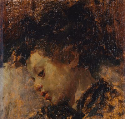 Zieke jongen door Antonio Mancini