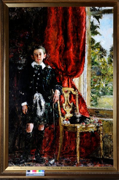 De jonge golfer door Antonio Mancini