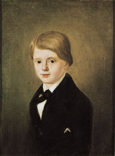 Portret van jonge Emilio CASTELAR (1832-1899) door Antonio María Esquivel y Suárez de Urbina