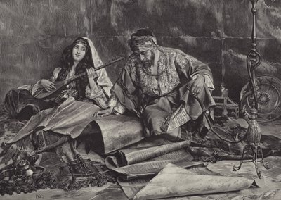 Het favoriete lied van de sultan door Antonio Maria Fabres y Costa