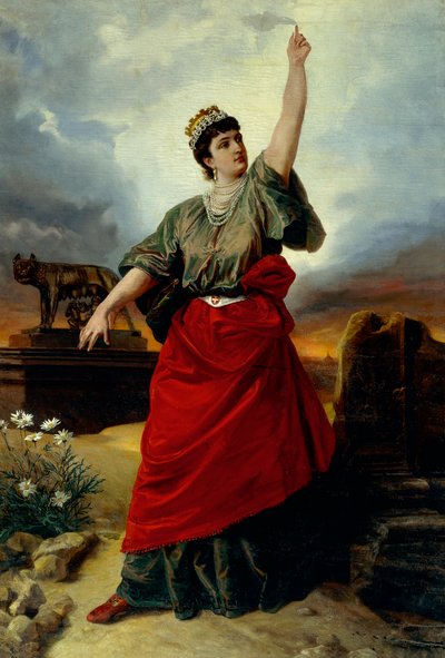 Allegorie van de Eenwording van Italië, door Antonio Muzzi door Antonio Muzzi
