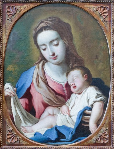 Madonna en kind door Antonio Paglia