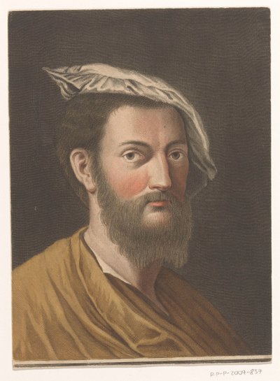 Portret van kunstenaar Francesco Primaticcio door Antonio Pazzi