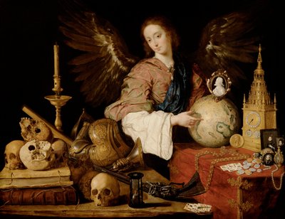 Allegorie van de ijdelheid (detail) door Antonio Pereda y Salgado