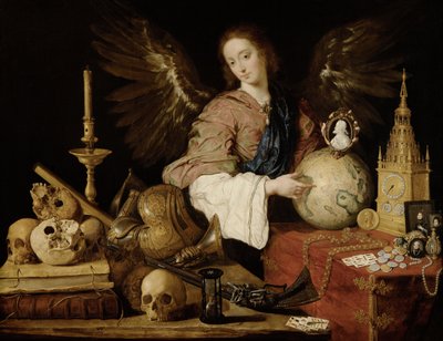 Allegorie van ijdelheid door Antonio Pereda y Salgado de