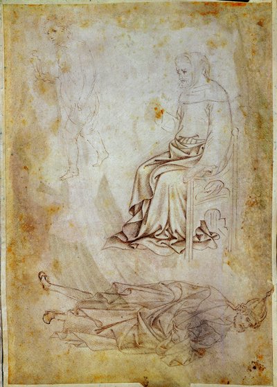 Tekening door Antonio di Puccio Pisano, genaamd Pisanello. Chantilly, Musée Condé door Antonio Pisanello