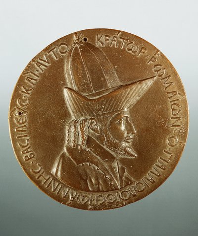 Beeld van Johannes VIII Palaiologos of Palaeologus (Constantinopel) door Antonio Pisanello