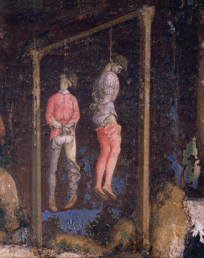 De gehangenen (detail) door Antonio Pisanello