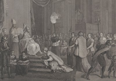 Kroning van Paus Pius VI, 1801 door Antonio Poggioli