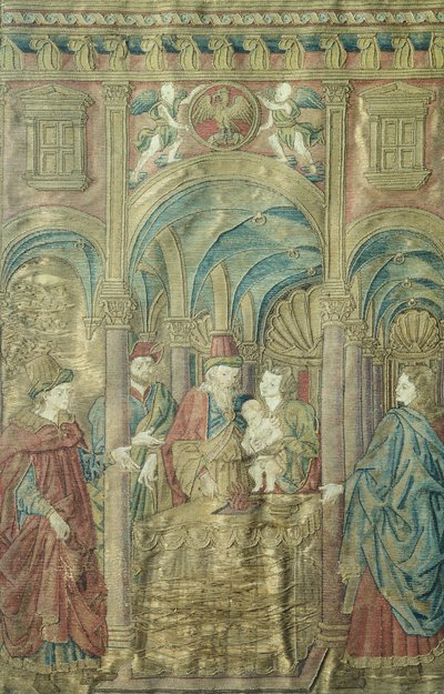 Besnijdenis van St. Johannes de Doper, geborduurde gewaden door Antonio Pollaiuolo