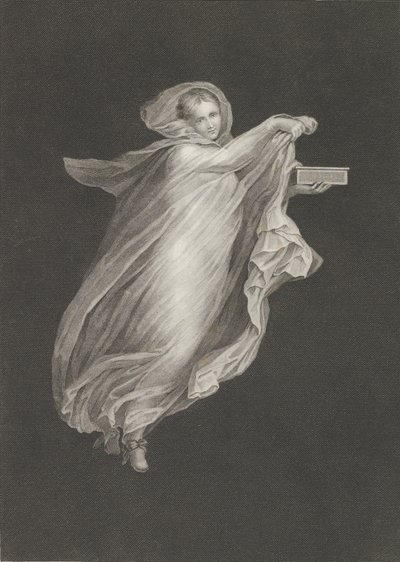 Een bacchante met een kapmantel en een doos in haar linkerhand, ca. 1795-ca. 1820 door Antonio Ricciani