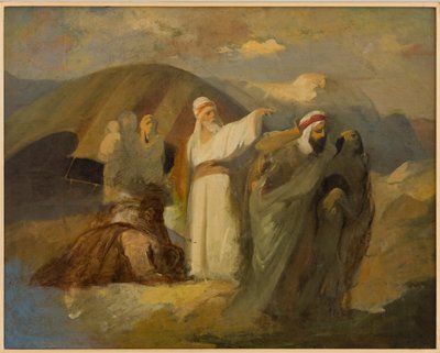 Bijbelse scène door Antonio Simonazzi