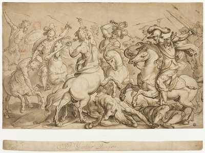 Slag van de Lapithen en Centauren door Antonio Tempesta