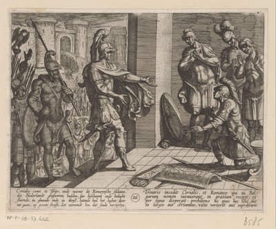 Cerialis vergeeft Romeinse soldaten die Julius Civilis hadden geholpen door Antonio Tempesta