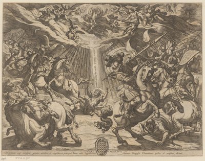 De bekering van Paulus door Antonio Tempesta