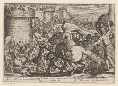 De dood van Abimelech (serie titel) door Antonio Tempesta