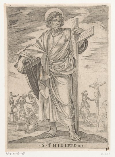 De heilige Filippus door Antonio Tempesta