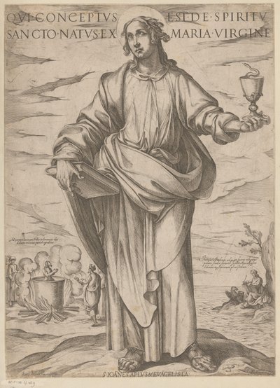 De heilige Johannes door Antonio Tempesta