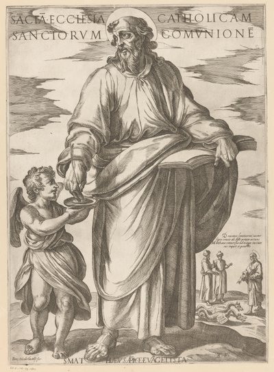 De heilige Matteüs door Antonio Tempesta