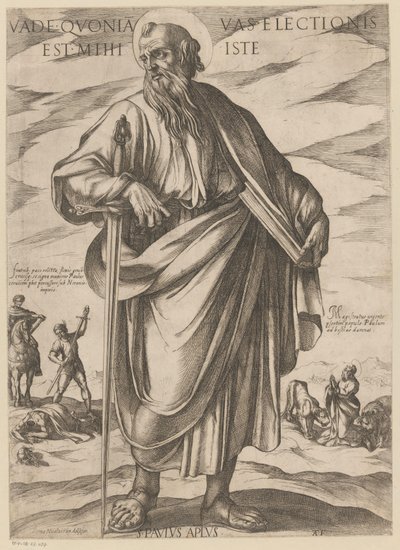 De heilige Paulus door Antonio Tempesta