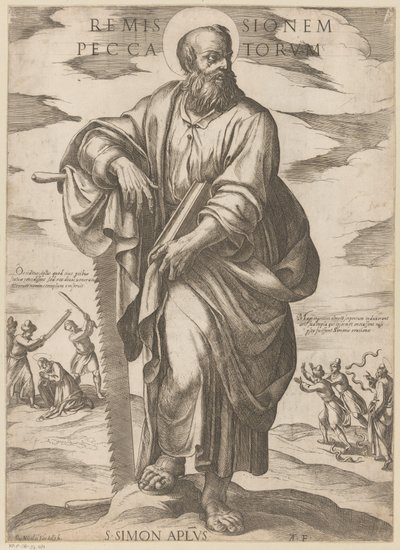 De heilige Simon door Antonio Tempesta