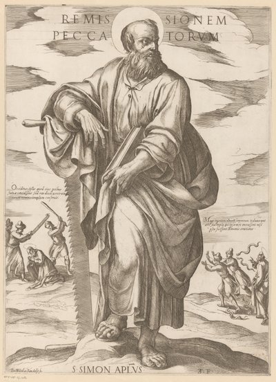 De heilige Simon door Antonio Tempesta