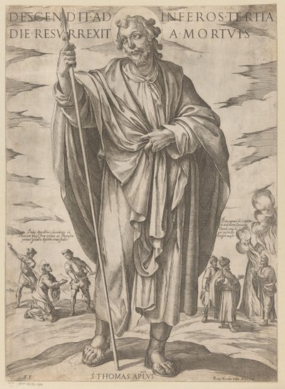 De heilige Tomas door Antonio Tempesta