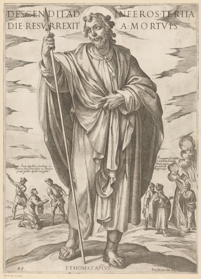 De heilige Tomas door Antonio Tempesta