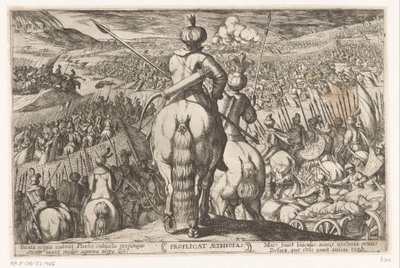 De nederlaag van de Ethiopiërs door Antonio Tempesta