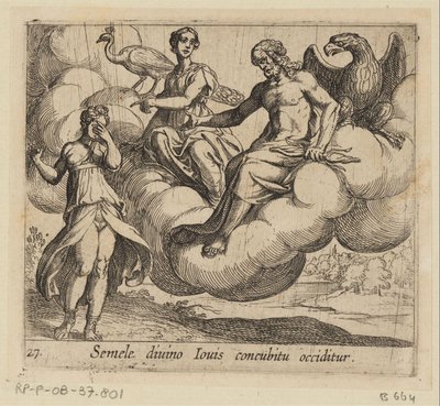 De wens van Semele door Antonio Tempesta
