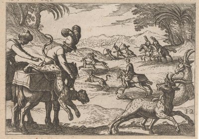 Jacht op antilopen door Antonio Tempesta